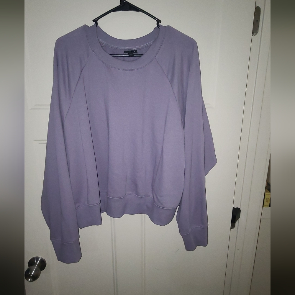 Torrid Lavender Cropped Sweatshirt 3X